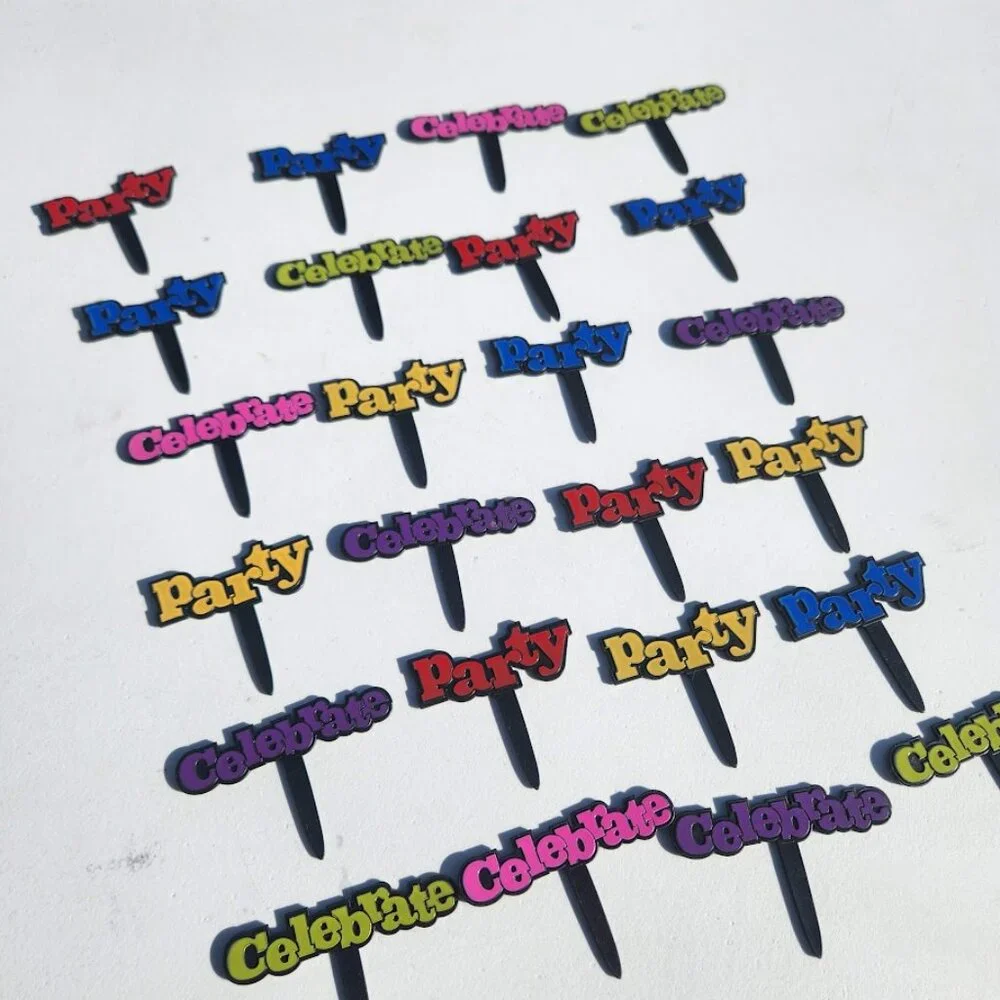 24 Celebrate Party Congrats Grad Graduation Cupcake Cake Toppers Picks New Party